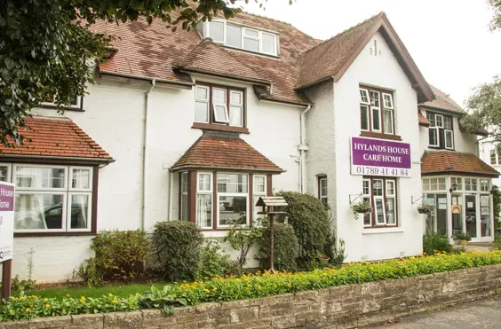Hylands House - outside view of care home